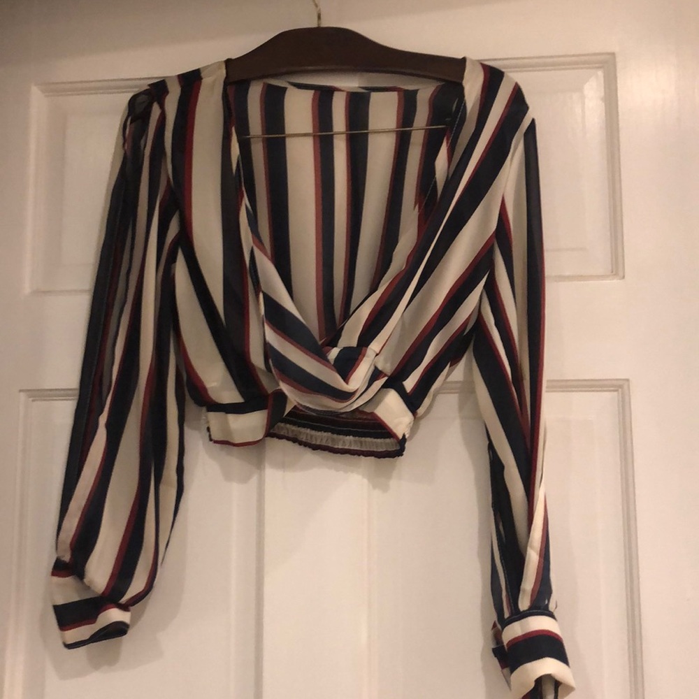 Zaful blouse size med. runs small